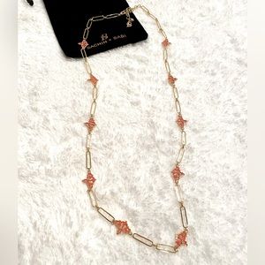 Sachin & Babi Long Gold Rorschach Necklace